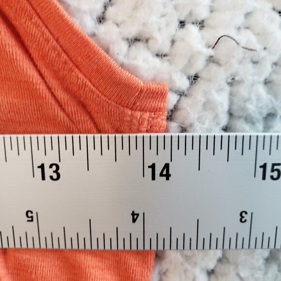 Vuori Lux Performance Tank Top Women XS Burnt Orange Racerback Activecore - Picture 3 of 6